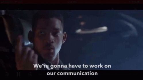 Will Smith "dizendo a gente vai ter que trabalhar a nossa comunicação"